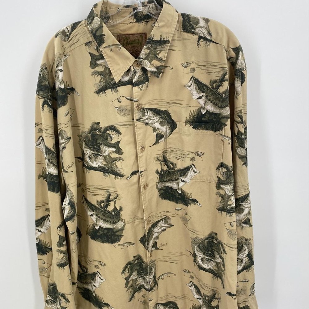 AL AGNEW BASS LONG SLEEVE BUTTON‎ DOWN
